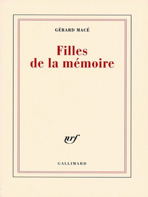 cover image of Filles de la mémoire